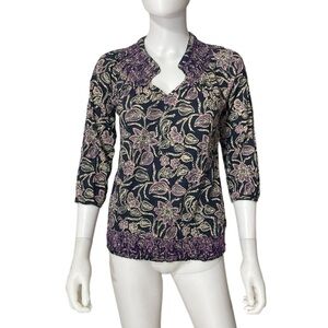 Lucky Brand Boho Floral Top